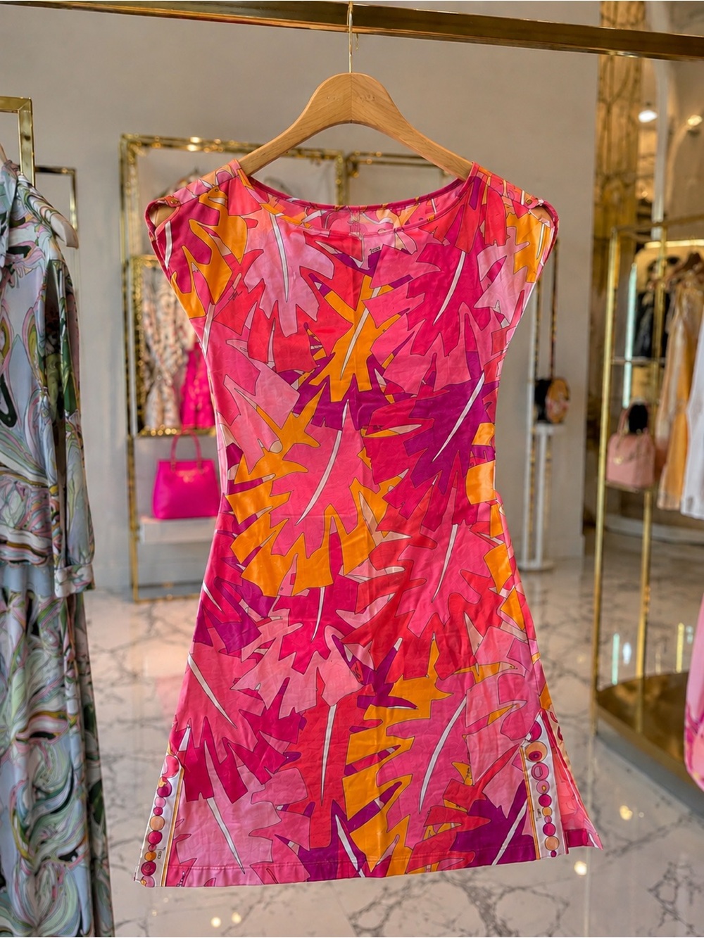 Emilio Pucci Vintage Mini Dress XS/S Authentic